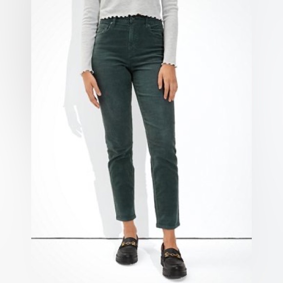American eagle green corduroy pants - Picture 1 of 3